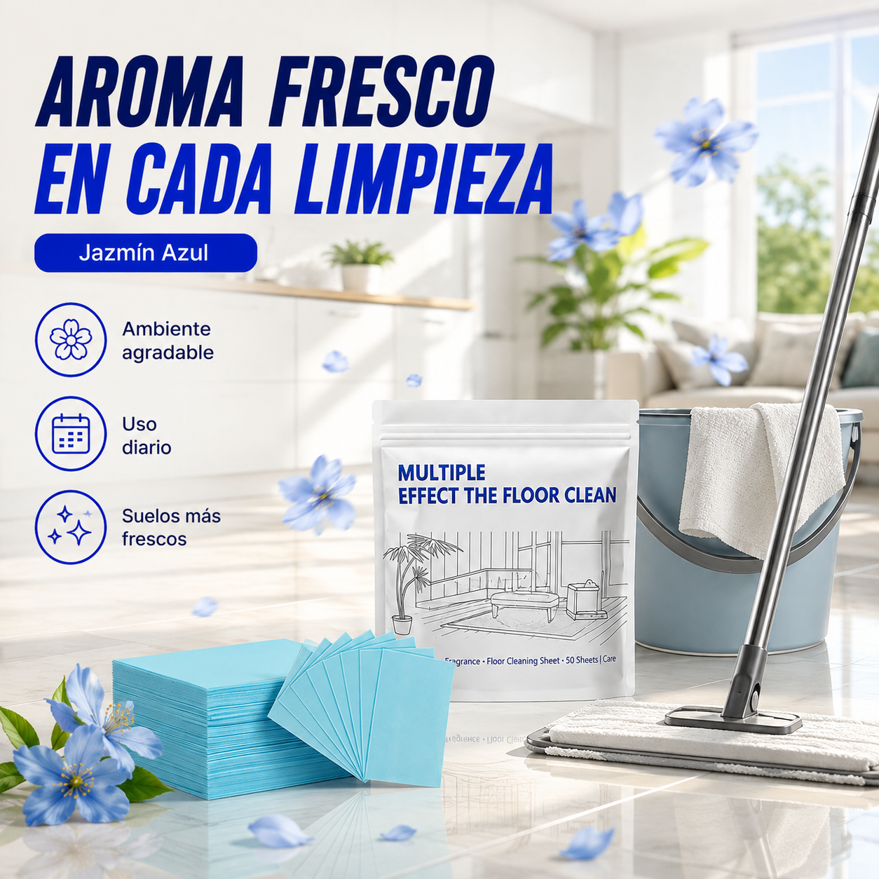 OFERTA ESPECIAL | Juego de 50 Hojas Fregasuelos