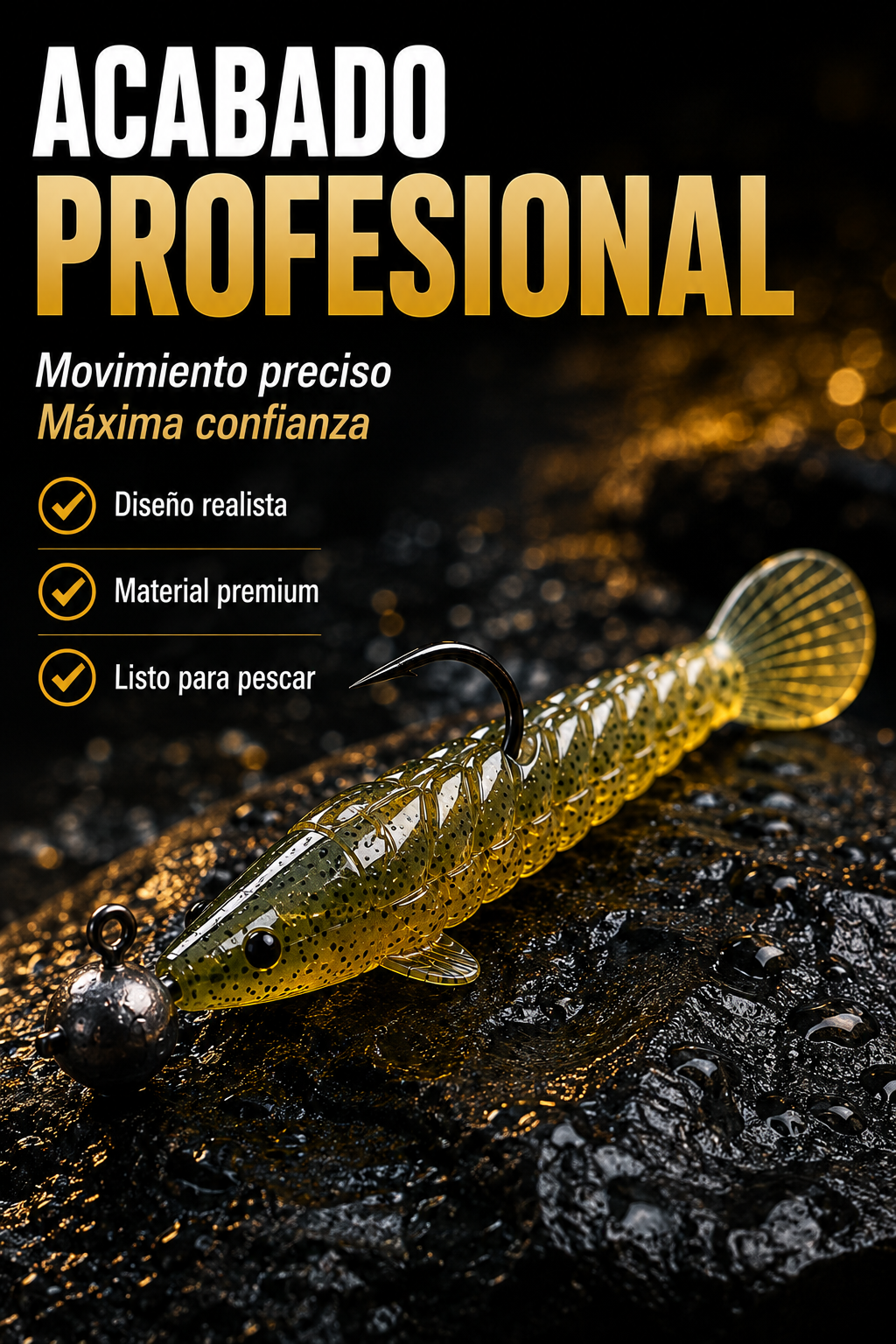 Señuelo de locha artificial 🐟