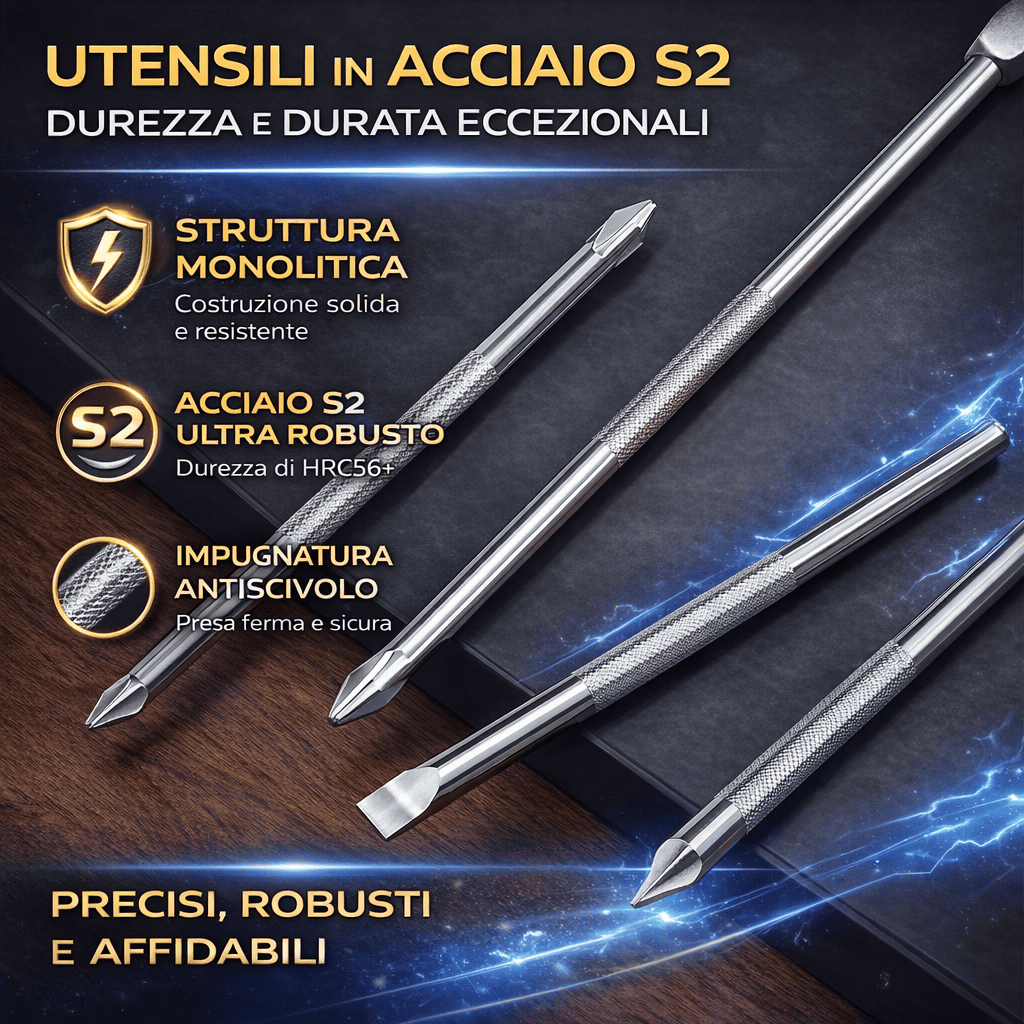 Set di Cacciaviti Curvi 🔧