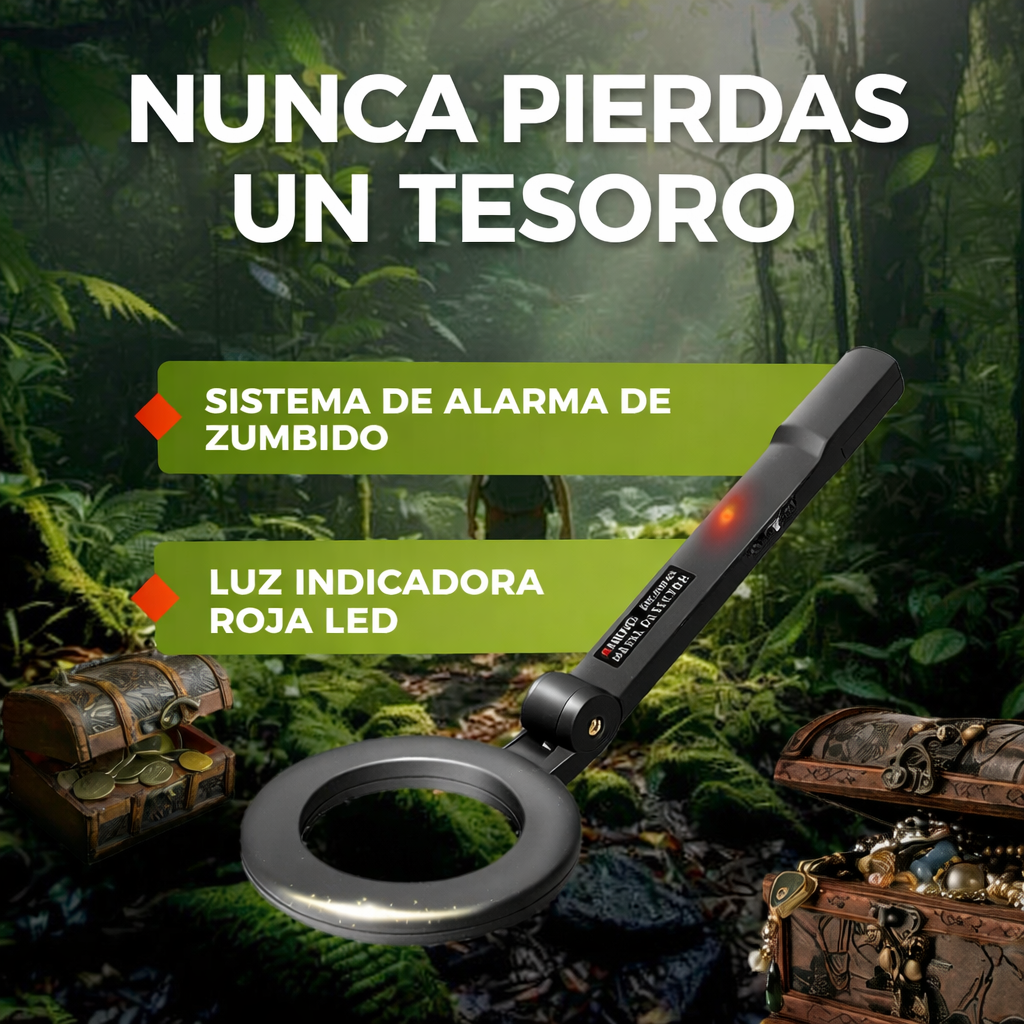 Detector De Metales Portátil Para Oro Y Joyas