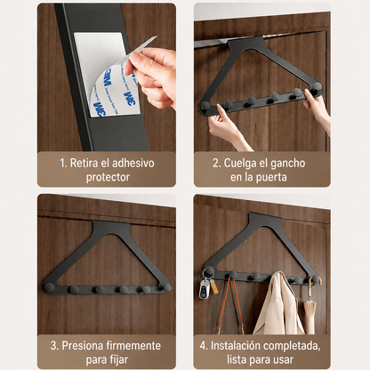 Perchero Multifuncional para Puerta 🚪