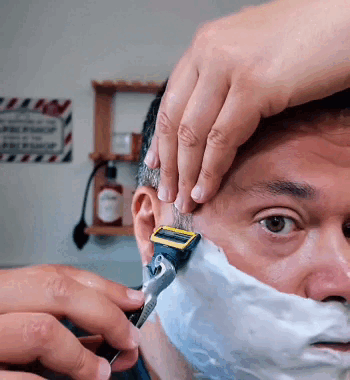 Maquinilla de afeitar de seis hojas para hombre