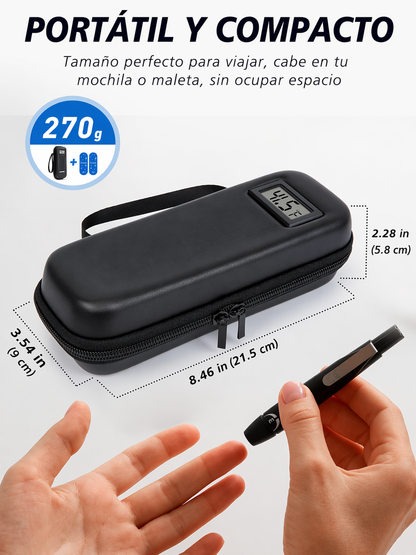 Estuche refrigerado de insulina con indicador de temperatura