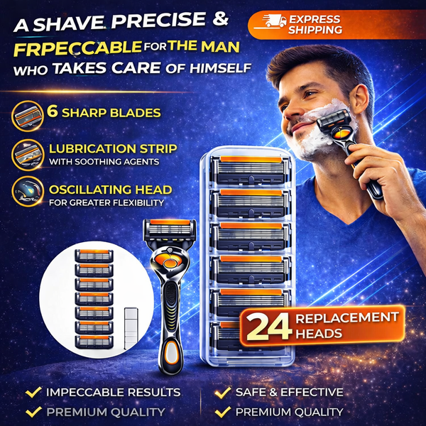 Cuchillas de ocho capas para un afeitado perfecto