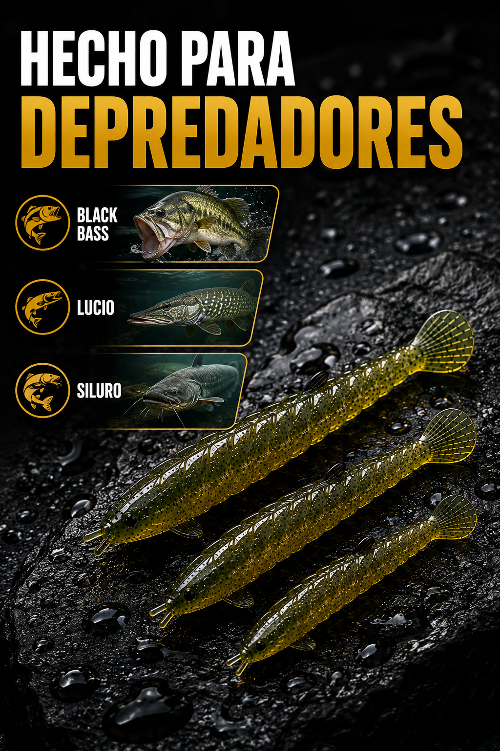 Señuelo de locha artificial 🐟