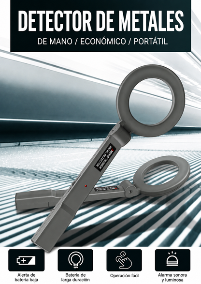 Detector De Metales Portátil Para Oro Y Joyas