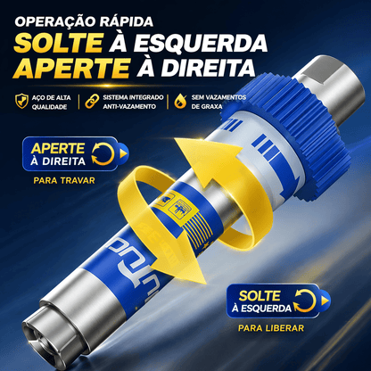 Boquilla de grasa con bloqueo