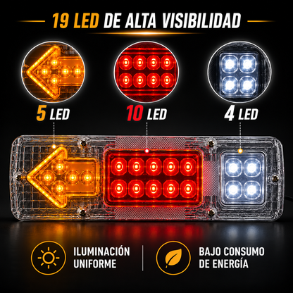 Piloto trasero LED para camión