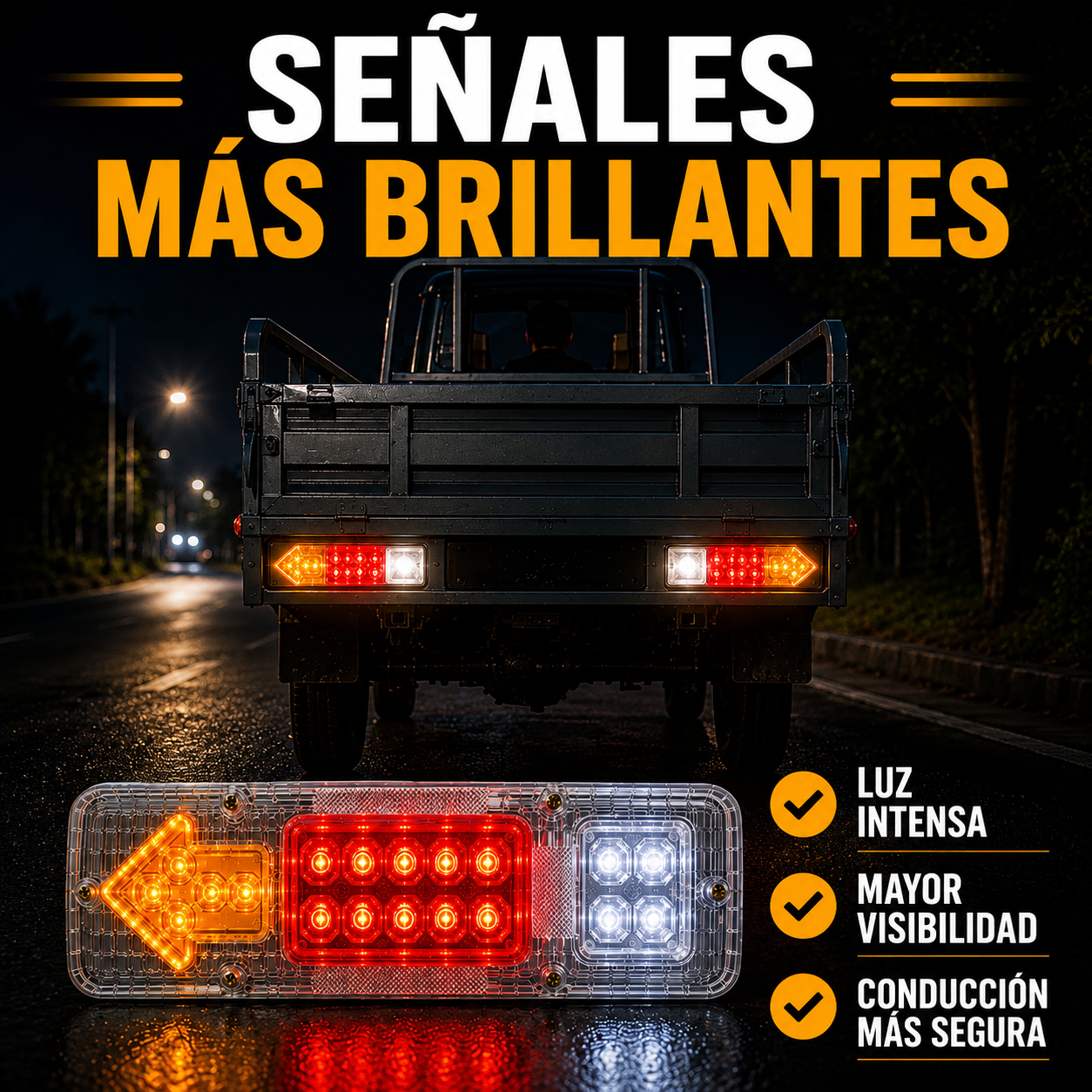 Piloto trasero LED para camión