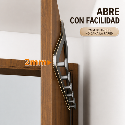 Perchero de puerta de 6 ganchos