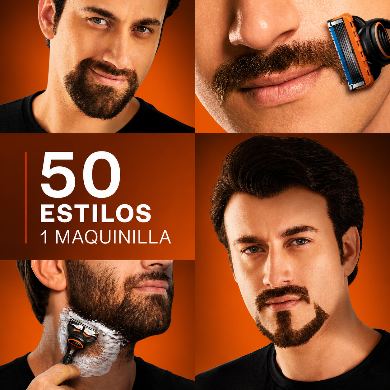 Cuchilla de afeitar de cinco hojas