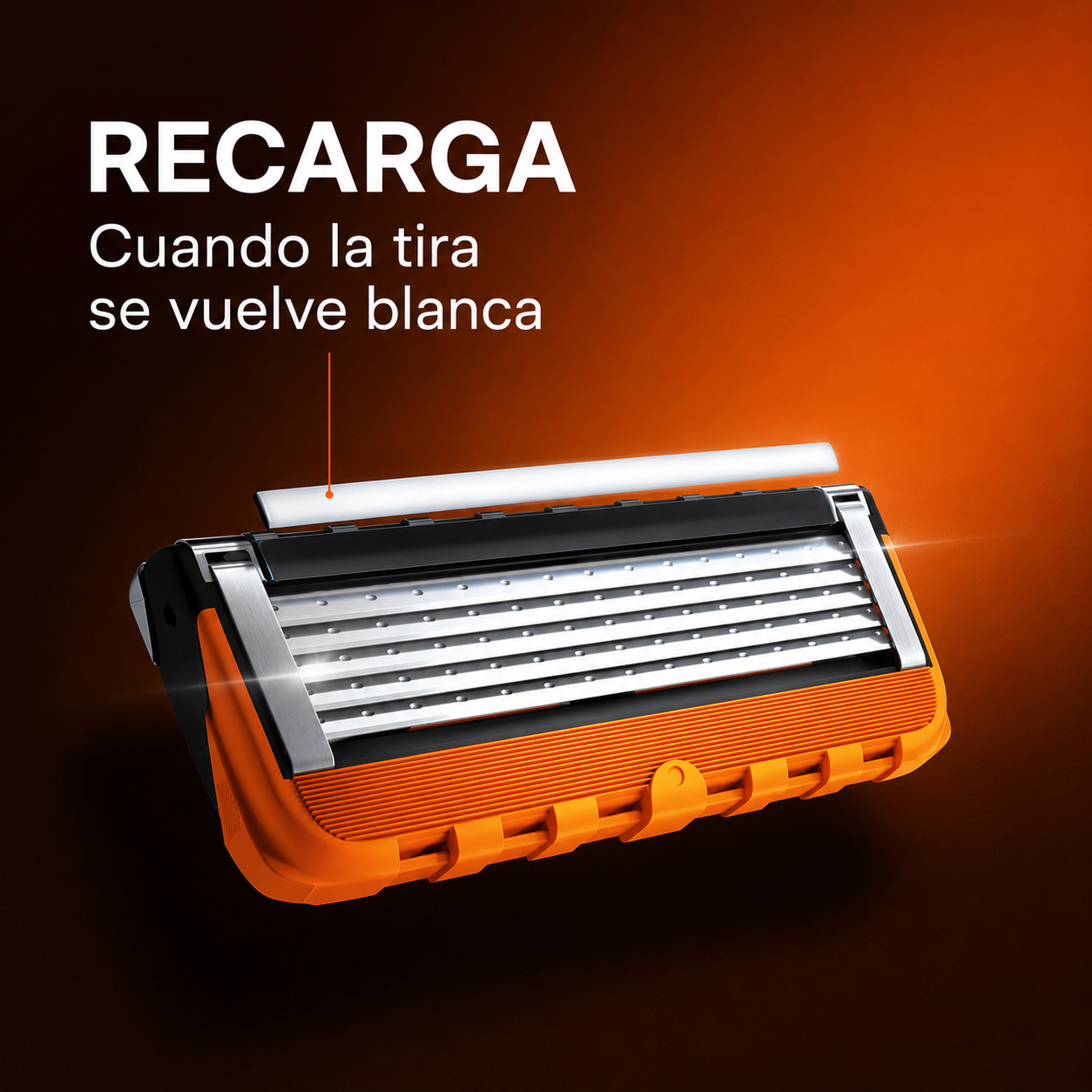Cuchilla de afeitar de cinco hojas