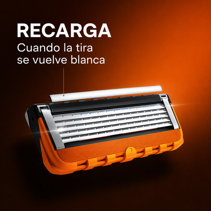 Cuchilla de afeitar de cinco hojas