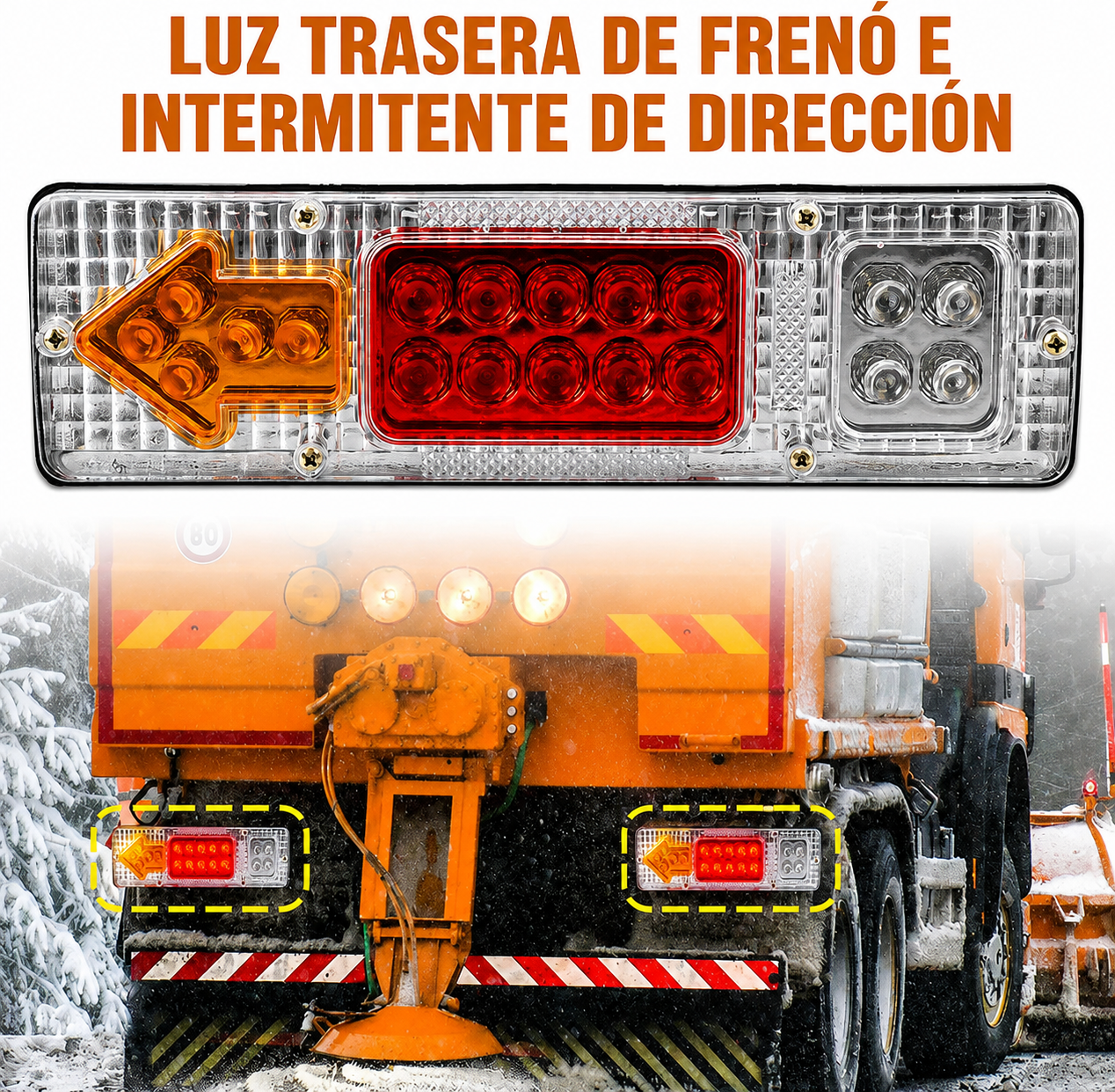 Luz Trasera LED Multifunción 🚦