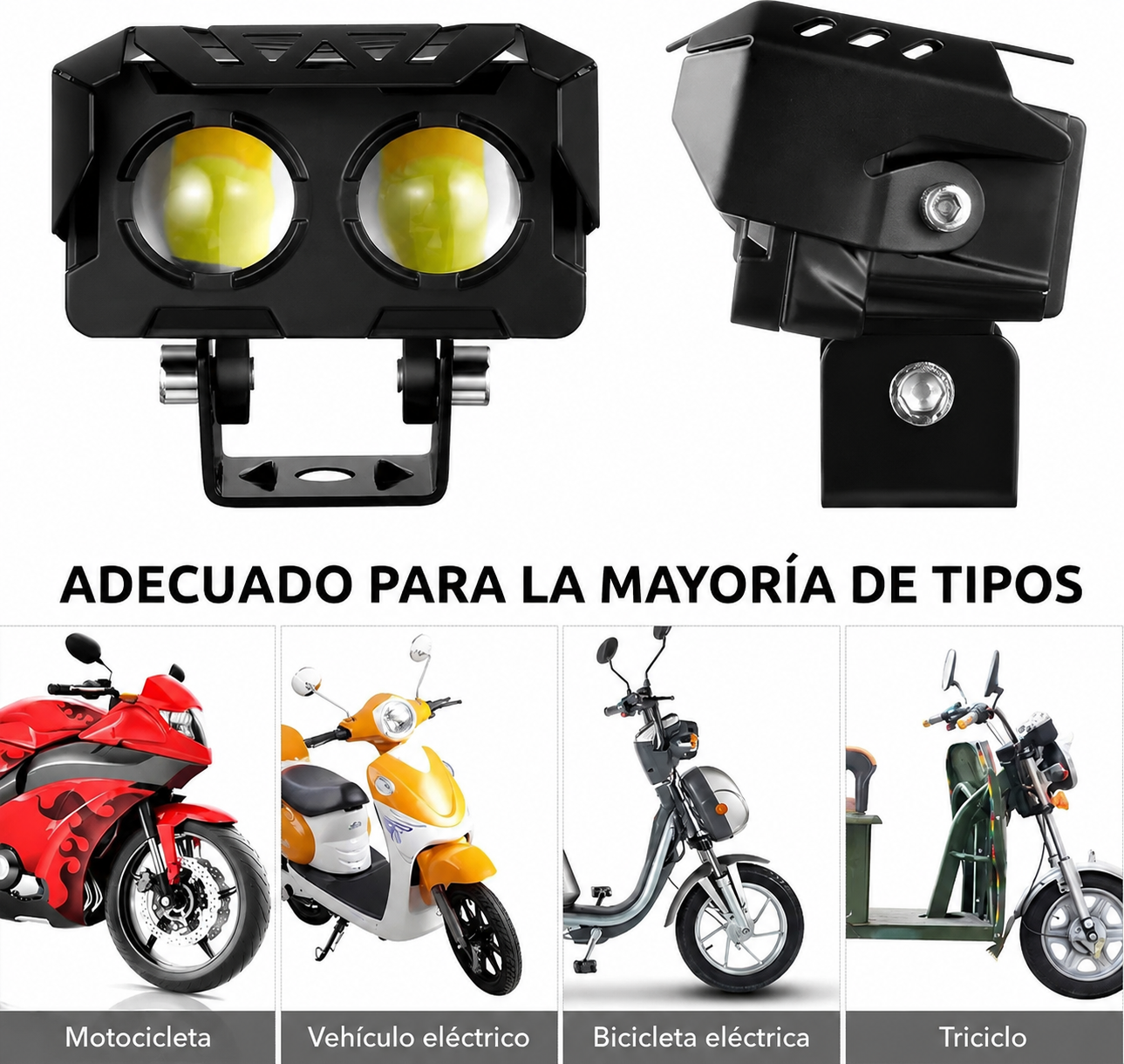 Foco Auxiliar LED para Moto 💡