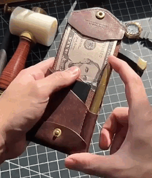 Cartera compacta multifuncional